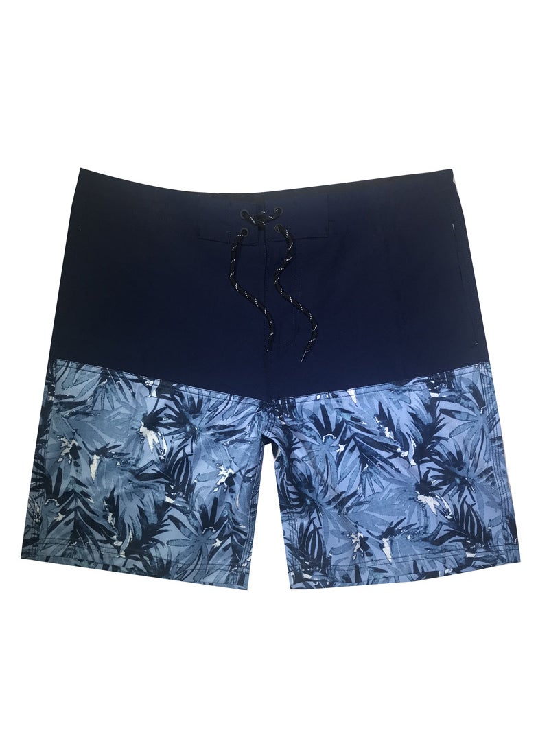 2023 Quick-Dry Surf Shorts Elastic Waterproof Floral Mens Swimwear Black