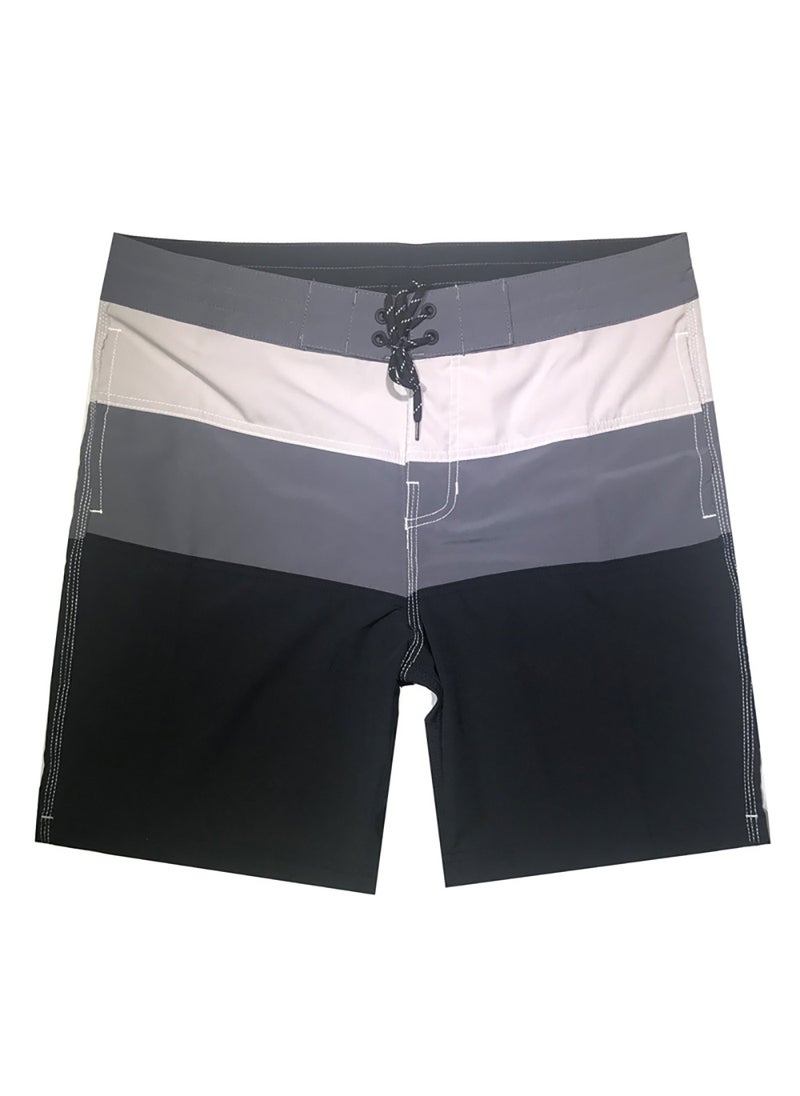 2023 Quick-Dry Surf Shorts Elastic Waterproof Floral Mens Swimwear 148 Black