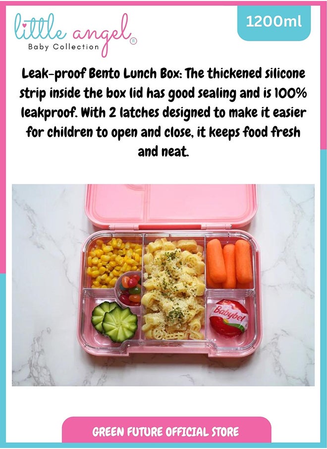 Bento Kids Lunch Box With 6 Compartments