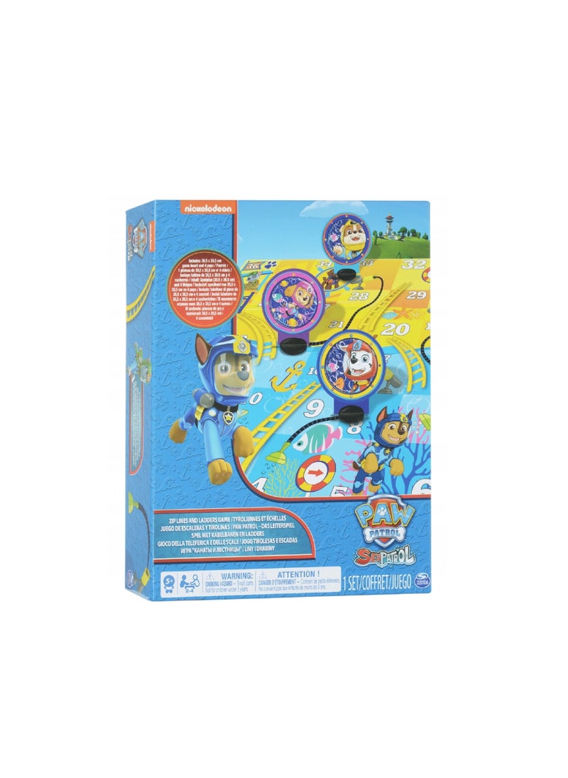 Nickelodeon Paw Patrol Sea Patrol Zip Lines and Ladders Game