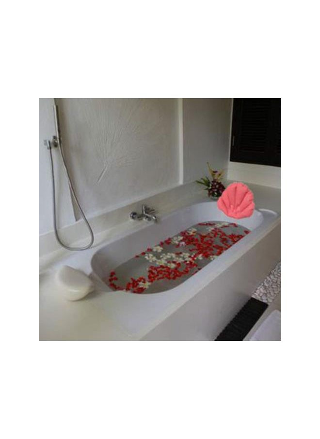 Bath Cushion Inflatable Flower shaped Bath Pillow with Suction Cups Soft Back Neck Cushion for Bathtub (Random Color) Bath Accessories