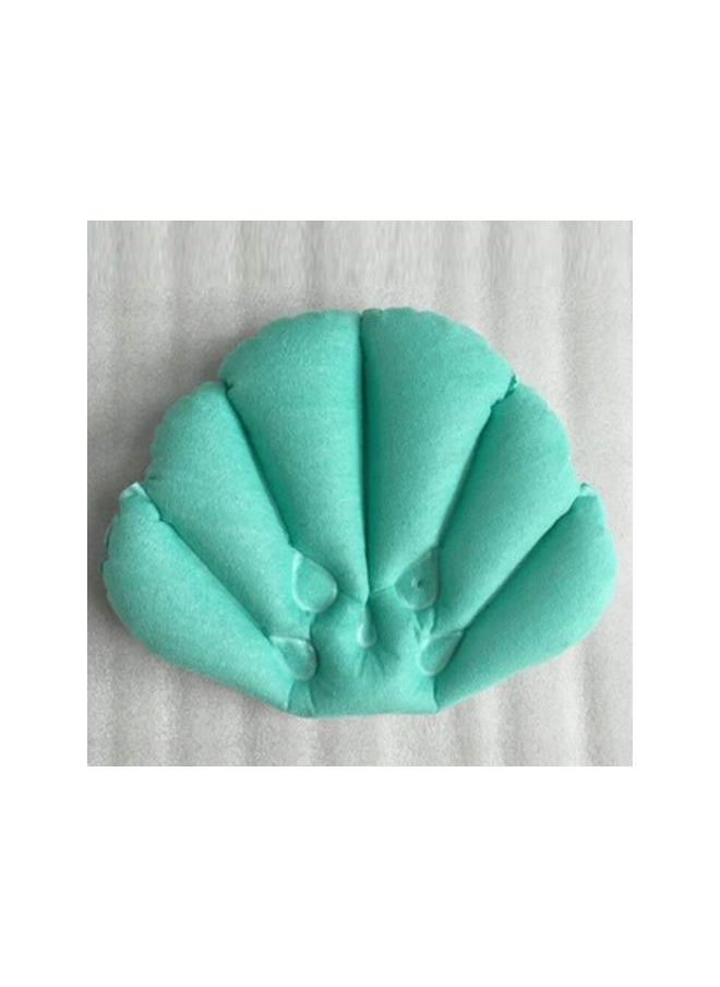 Bath Cushion Inflatable Flower shaped Bath Pillow with Suction Cups Soft Back Neck Cushion for Bathtub (Random Color) Bath Accessories