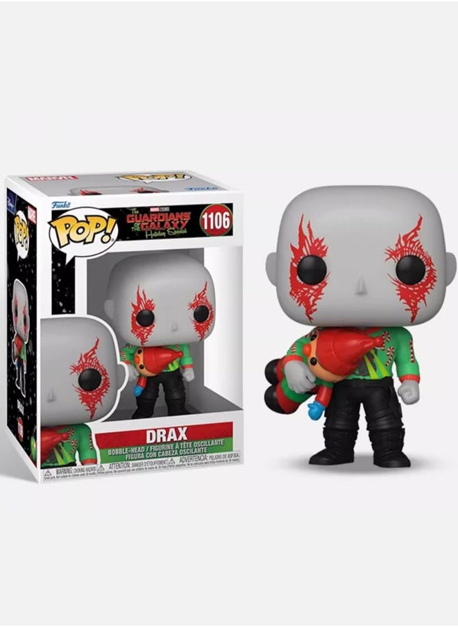 Funko Pop Guardians of the Galaxy Drax 1106 Vinyl Action Figure Toys Dolls for Kids