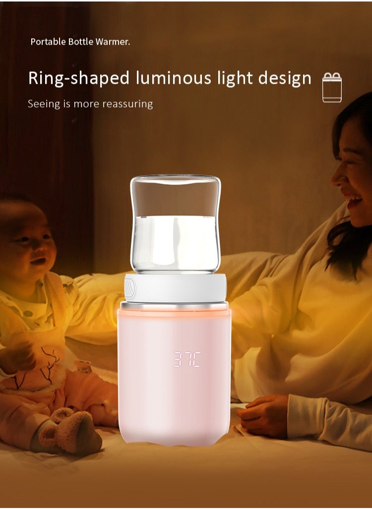 Multi-functional portable bottle warmer Wireless fast charge long life milk warmer