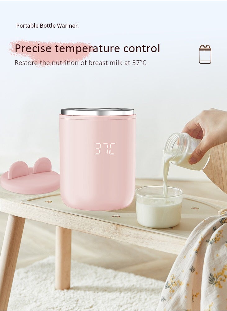 Multi-functional portable bottle warmer Wireless fast charge long life milk warmer