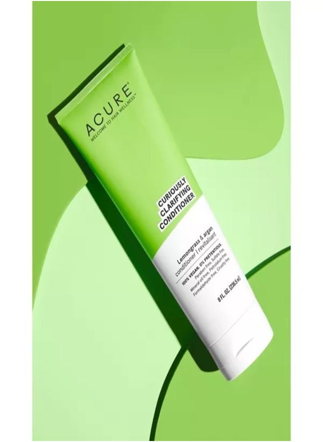 Acure Curiously Clarifying Conditioner Lemongrass & Argan 8 fl oz 236.5 ml