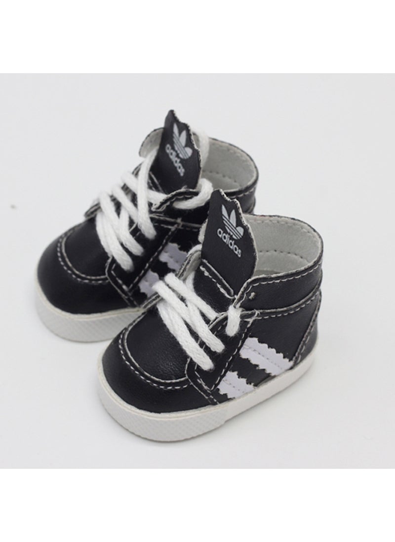 14.5 inch toy doll BJD doll shoes Milu EXO Star Doll toy doll sneakers 5*2.8cm Black