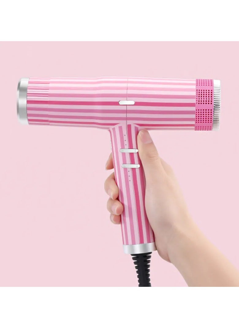 ENZO EN-1801 Salon 130000 RPM AC Motor Vacuum Diffuser Nozzle Blow Dryer Negative Ion Revair Fast Drying High Speed Hair Dryer