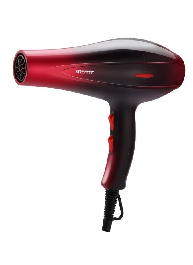 High Power Hair Dryer for Salon and Home Use Gradient Red 1.5 Rice Noodle (2000 Wind Home)