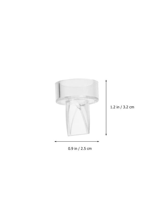 10pcs Manual Breast Pump Parts Duckbill Valves Replace Breast Pump Parts Manual Breast Pumps Supply, Clear 2