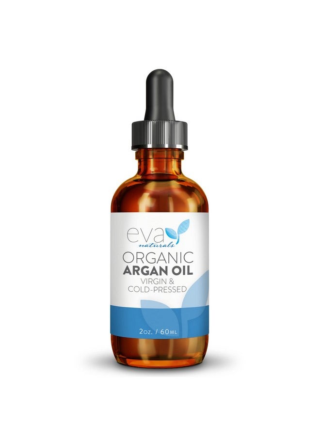 Morrocan Argan Oil For Hair And Skin - 100% Pure, Argan Oil For Skin, Nails, Face, & Hair - All Natural, Hair Oil For Dry Damaged Hair And Growth - Argan Oil For Face (2 Oz)