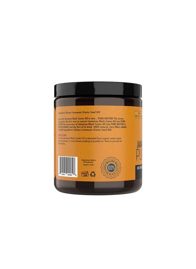 Jamaican Black Castor Oil Pure Butter 8Oz | Stimulates Hair Growth | Effective Moisturizer Hair & Skin | All Types & Textures