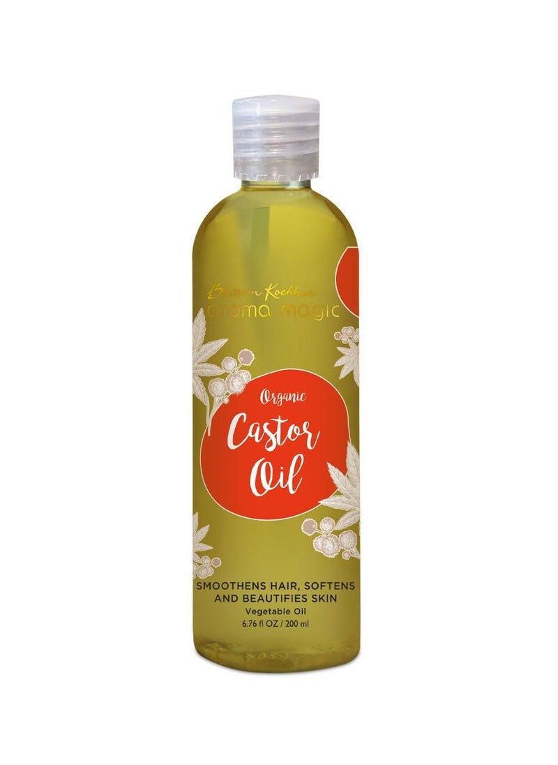 Aroma Magic Organic Castor Oil- 200 ml