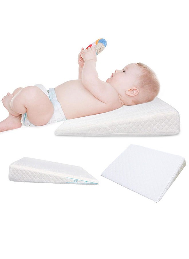 Baby Sleep Pillow for Boys and Girls,Self-feeding Pillow for Newborn,Breathable Memory Foam Head Wedge Cushion Pillow