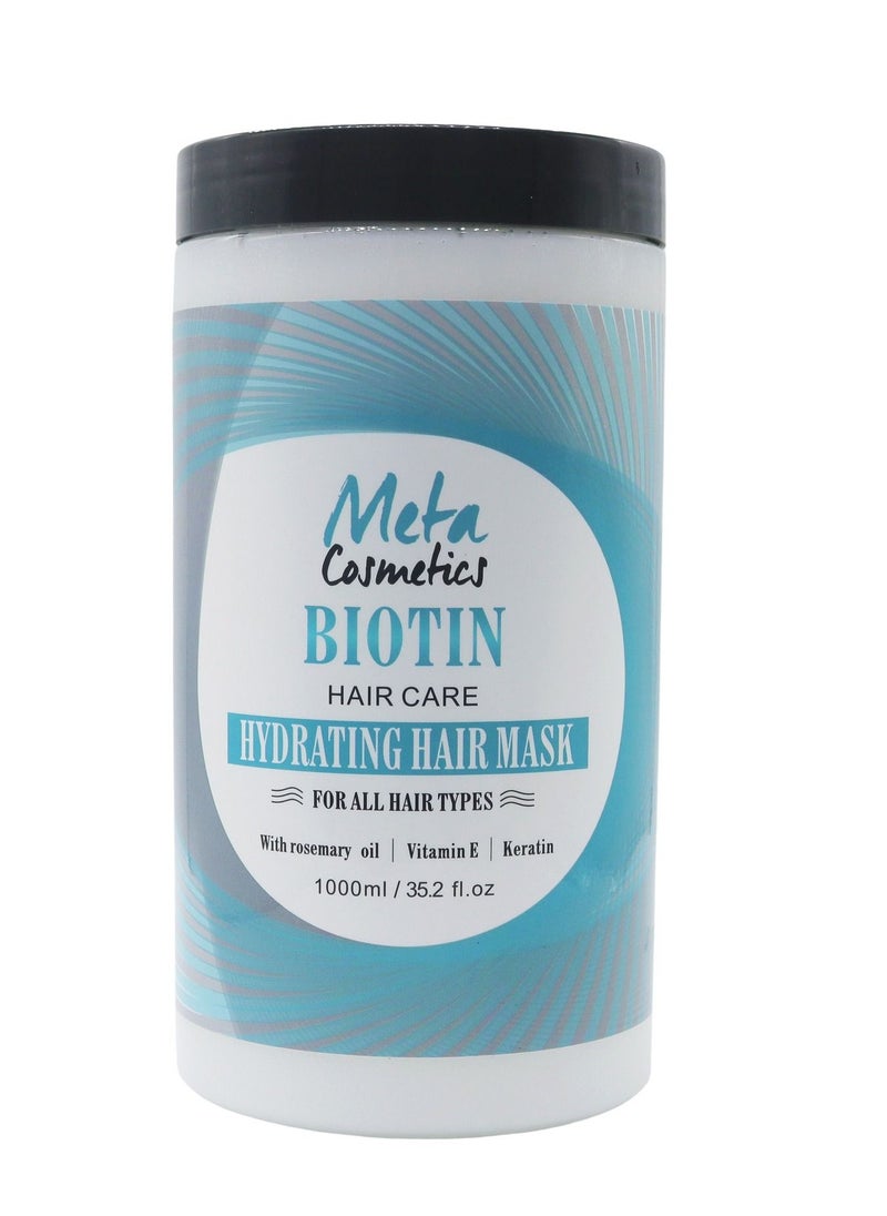 Meta Cosmetics Hydrating Hair Mask 1000ml With Biotin