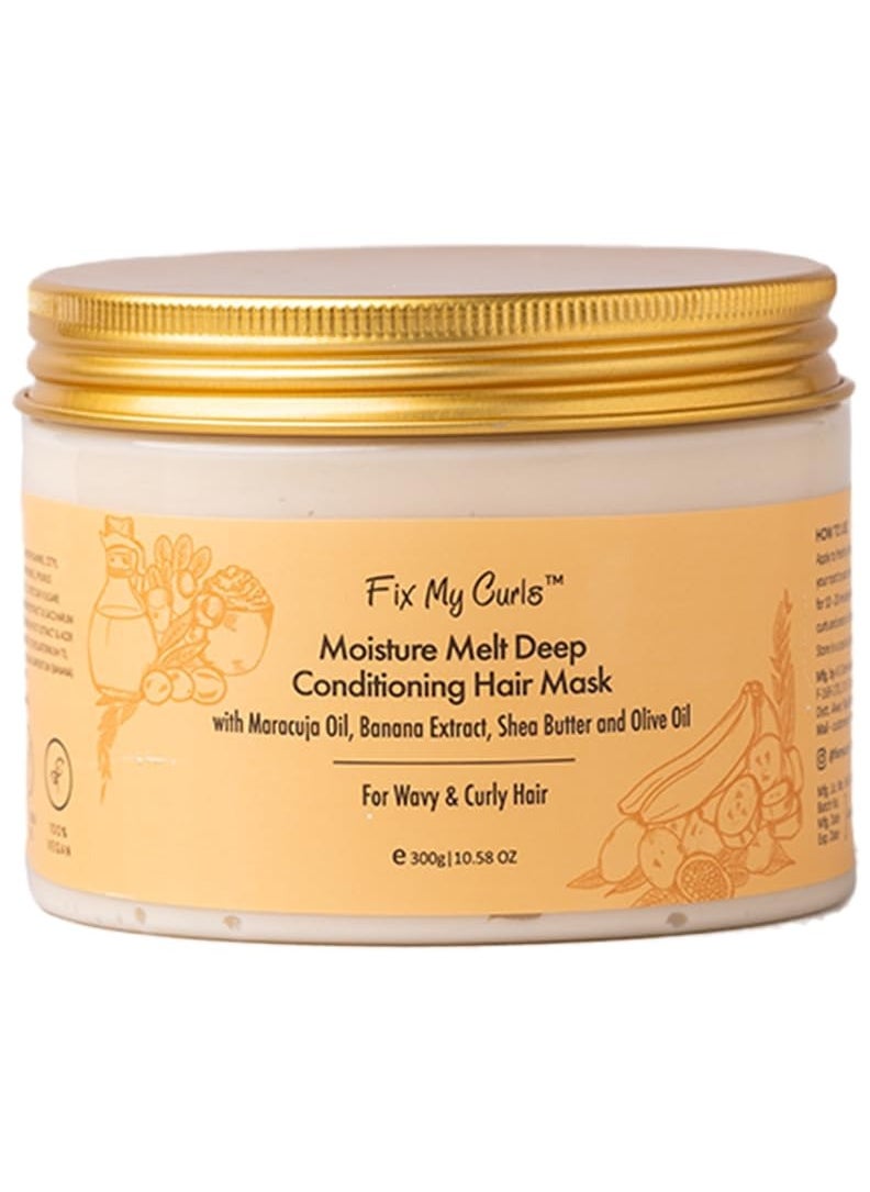 Mask  Avocado Oil, Amla, Cocoa Butter Hair Mask For Curly, Wavy, Dry and Coloured Hair