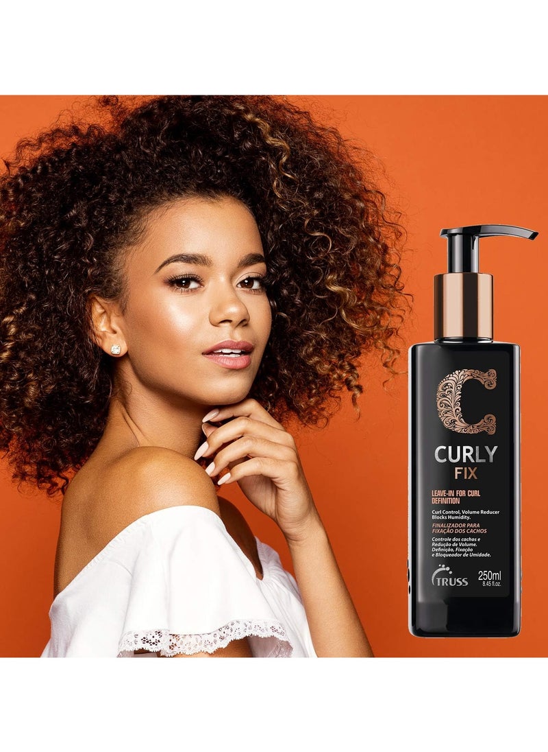 Truss - Curly Fix Leave-In Cream - For Curl Definition 250 ML