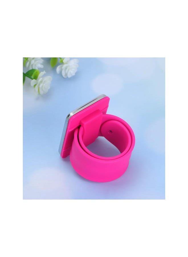 Magnetic Bobby Pin Hair Clips Wrist Strap Bobby Pins Wristband Holder Hairstyling Tools Accessories for Salon Use (Rosy)