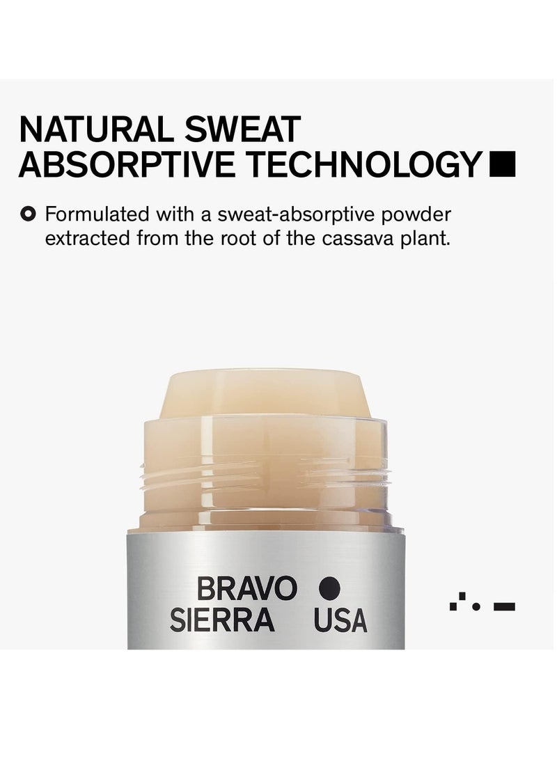 Aluminum-Free Natural Deodorant for Men by Bravo Sierra - Long Lasting All-Day Odor and Sweat Protection - Citrus and Cedarwood, 3.2 oz - Paraben-Free, Baking Soda Free, Vegan and Cruelty Free