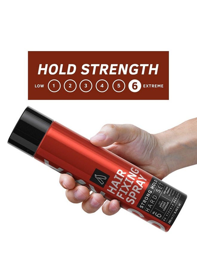 Hair Fixing Spray - Strong Hold Hair Spray | Extreme Hold | Adds Shine To Your Hair | Even Coating With Finer Spray |Ideal For Longer Hair Length