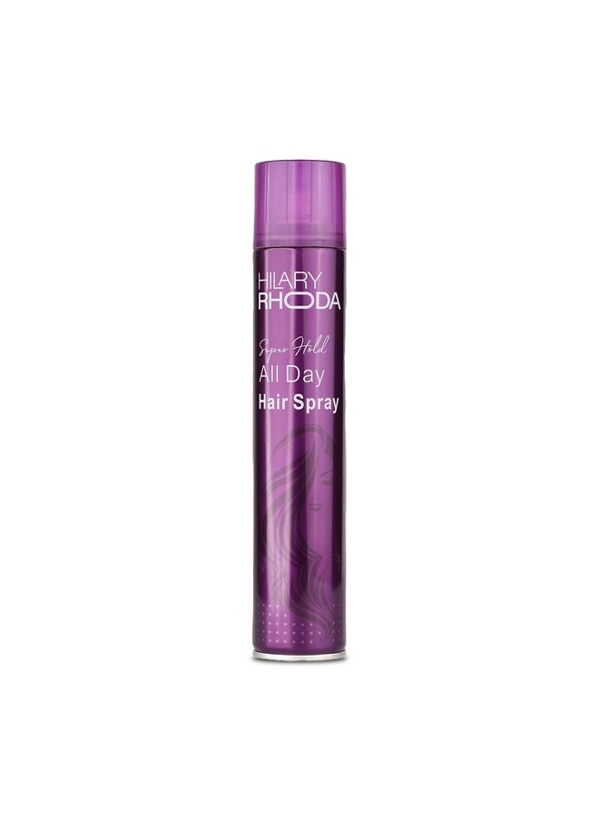 Super Hold All Day Hair Spray | Hair Spray For Women | Hair Locking Spray | Lasts All Day Long | Ultra Strong Hold Hair Spray | No Residue Hair Spray | Sweat-Proof Hair Spray | 420Ml