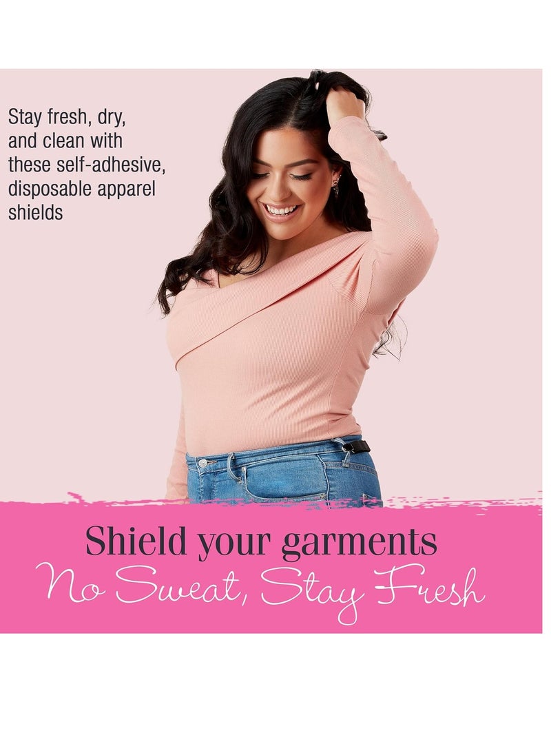 Hollywood Fashion Secrets Garment Shields, Moisture Wicking Sweat Pads, 10 Count