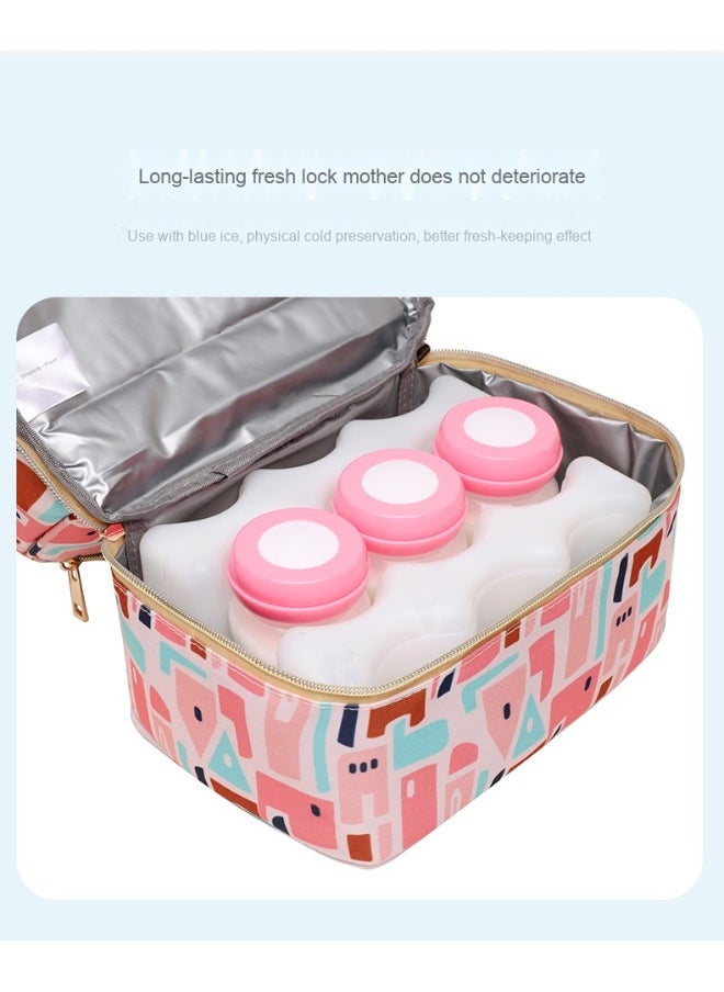 Multi-Functional Double-Layer Breast Milk Storage and Insulation Bag