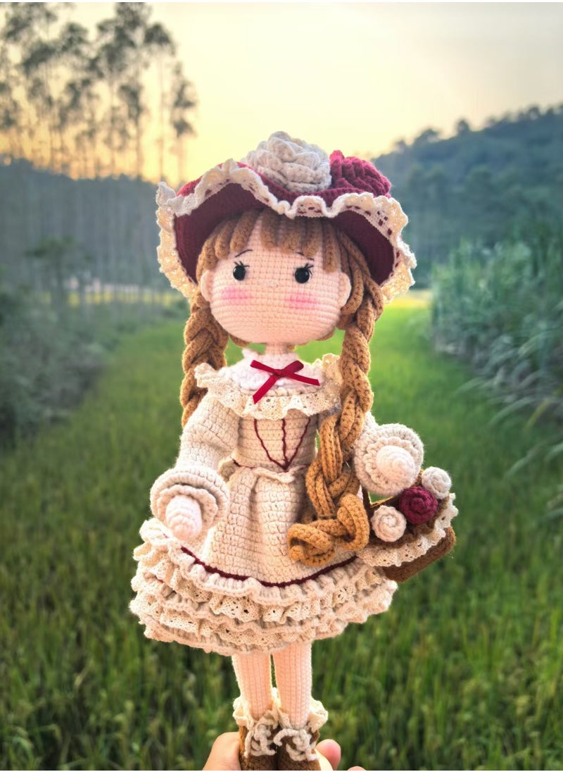 Josephine Crochet Doll, Handmade Big Doll, Toys for Girls, Gift for Her