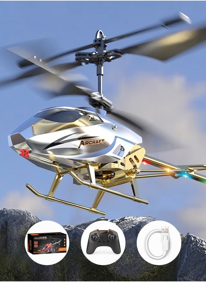 Remote Control Helicopter, RC Helicopter with 7 LED Light and Altitude Hold, One Key Take Off/Landing, Mini Helicopter Remote Helicopter Toys for Adults Kids, Model Helicopter