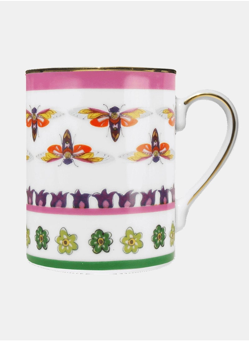 Porcelain Mug 8.5x10.5 cm Amazzonia Pink Baci Milano