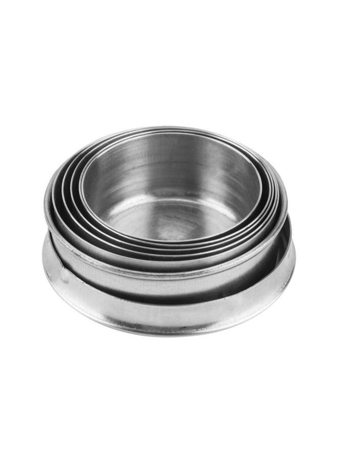 Stainless Steel Collapsible Cup, Portable Folding Camping Mug with Keychain for Travel Outdoor Survival(\u200b6-folding 2oz)