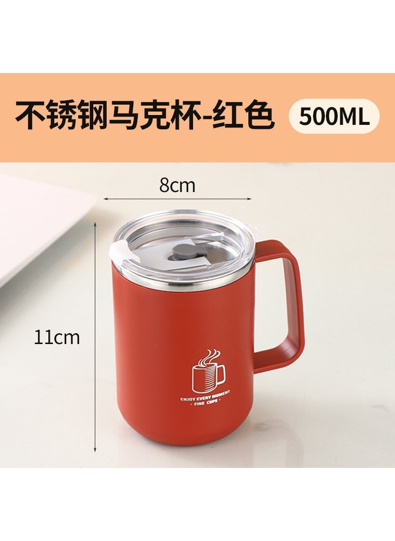 304 Stainless Kids Drinking Mug Red [500ML]]