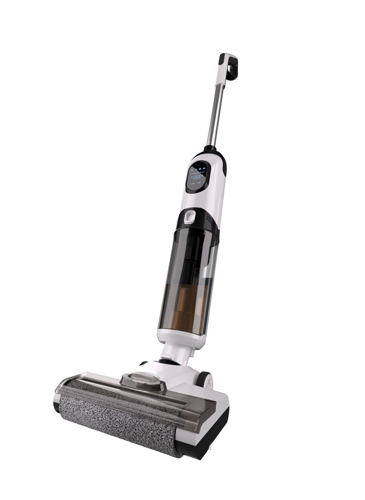 Cordless Smart All-in-one Multi-Surface Total Floor Scrubber Carpet Cleaning Machine,Wet Dry Vacuum Roller Brush Mop,Multifunctional Versatile Kitchen Waste Auto Clean Self-driven Portable Lightweight