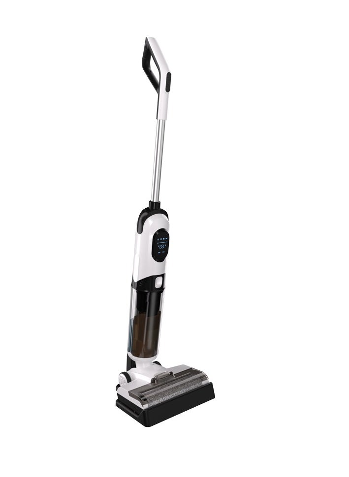 Cordless Smart All-in-one Multi-Surface Total Floor Scrubber Carpet Cleaning Machine,Wet Dry Vacuum Roller Brush Mop,Multifunctional Versatile Kitchen Waste Auto Clean Self-driven Portable Lightweight