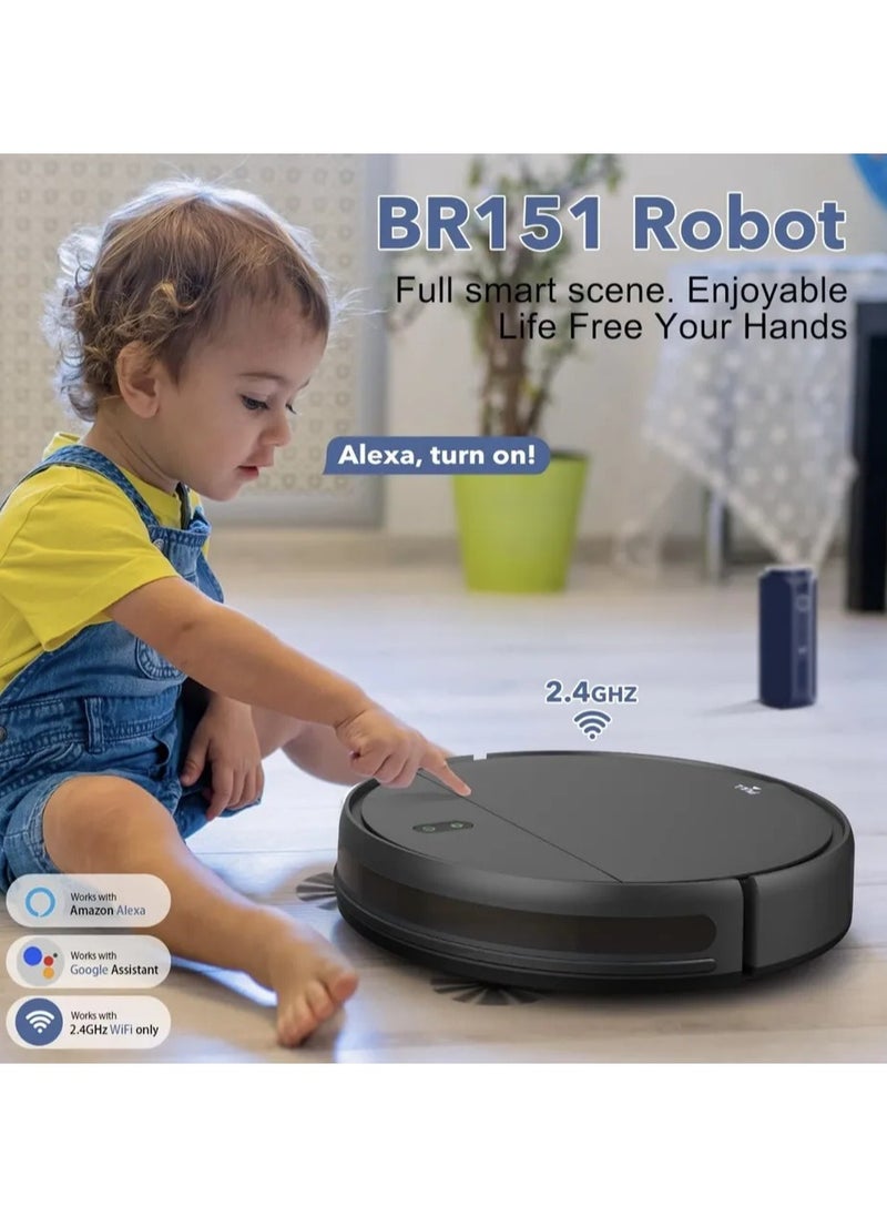 BR151 Robot Vacuum and Mop Combo