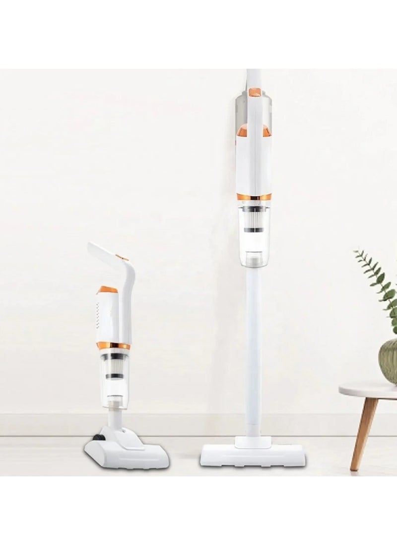 Rechargeable Cordless 2 IN 1 Handheld Stick Vacuum Cleaner with Powerful Suction 30-60mins Runtime High Efficiency Filtration system