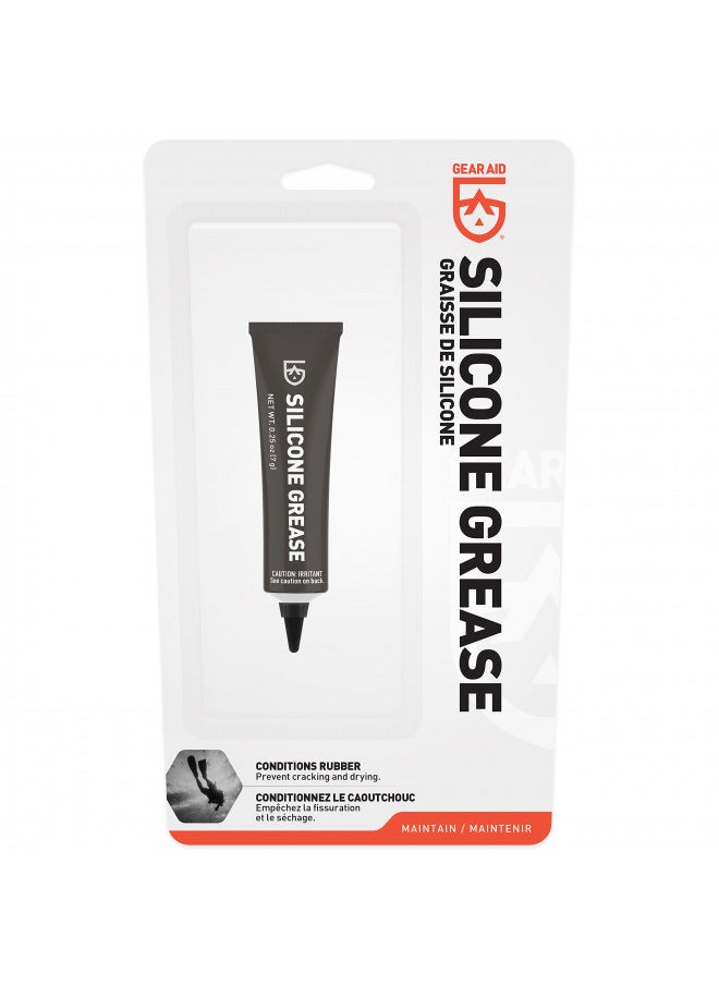 Silicone Grease, Rubber Conditioner And Lubricant for Dive Gear, 0.25 oz