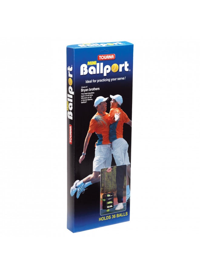 Pete Sampras Mini Ballport, Holds 36 Balls