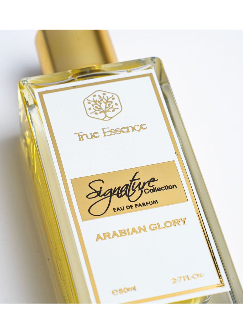 True Essence  Combo Pack Of 2 Signature Collection Elite Oud And Arabian Glory Eau De Parfum 80 ml For Unisex 2.7 FL.OZ