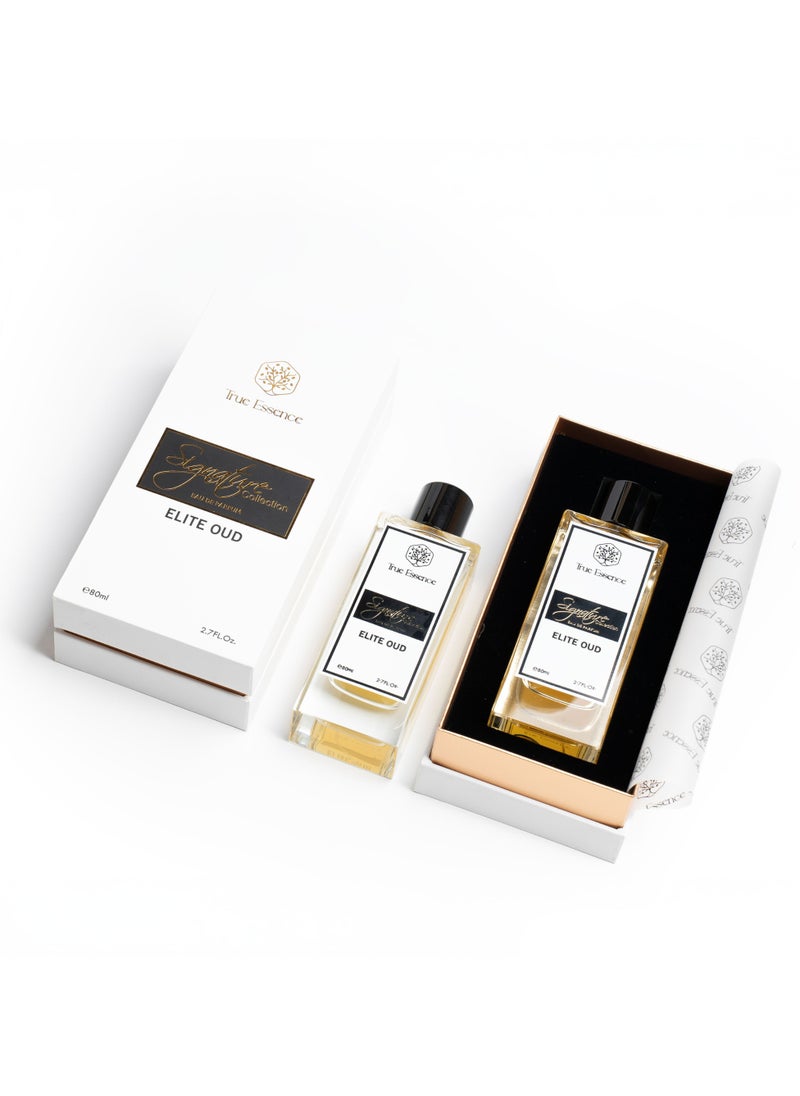 True Essence  Combo Pack Of 2 Signature Collection Elite Oud And Arabian Glory Eau De Parfum 80 ml For Unisex 2.7 FL.OZ