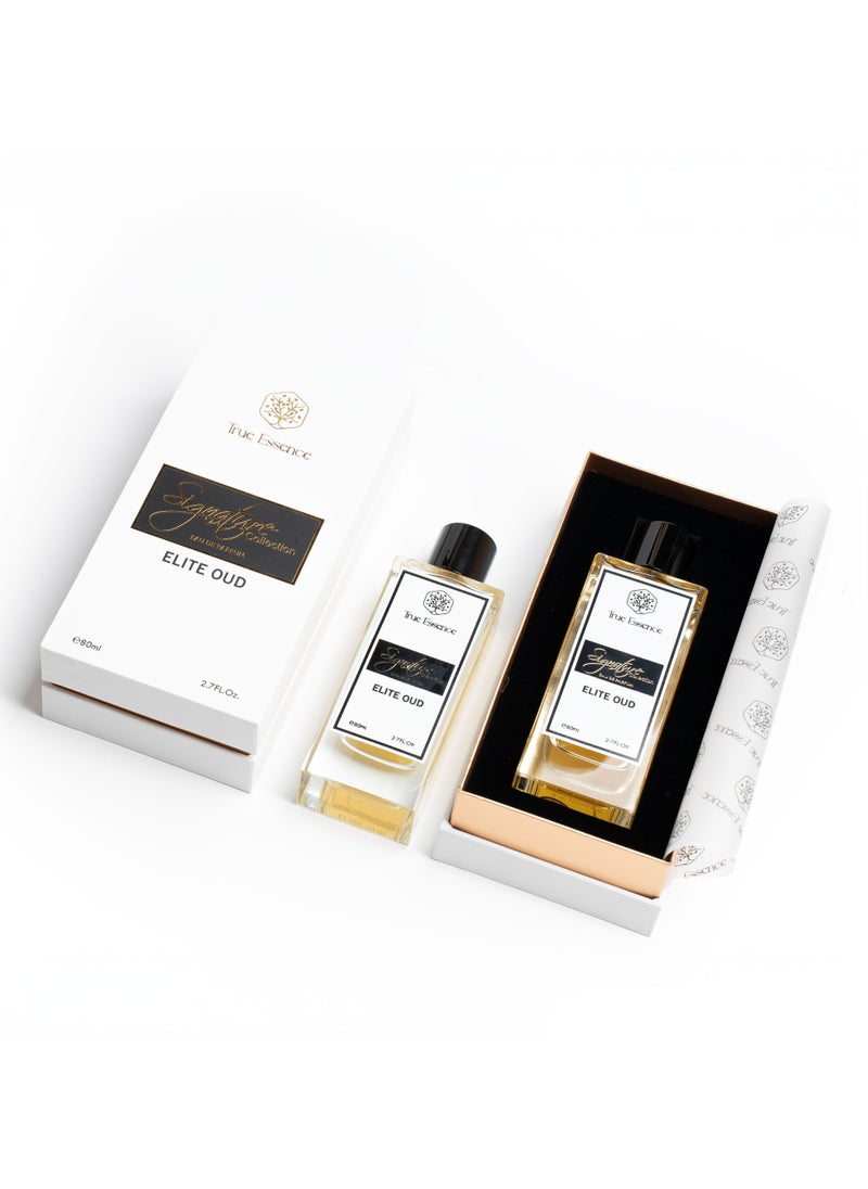 True Essence Combo Pack Of 2 Signature Collection Elite Oud And Majestic Aura  Eau De Parfum 80ml For Unisex 2.7 FL.OZ