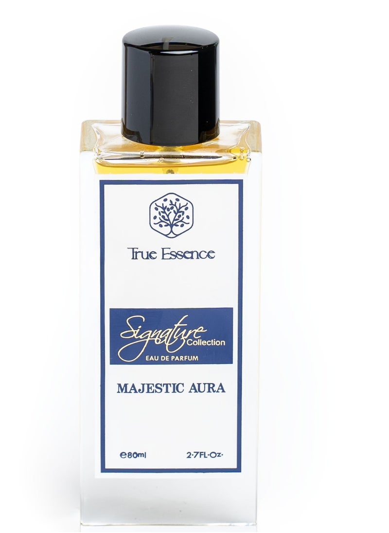 True Essence Combo Pack Of 2 Signature Collection Elite Oud And Majestic Aura  Eau De Parfum 80ml For Unisex 2.7 FL.OZ