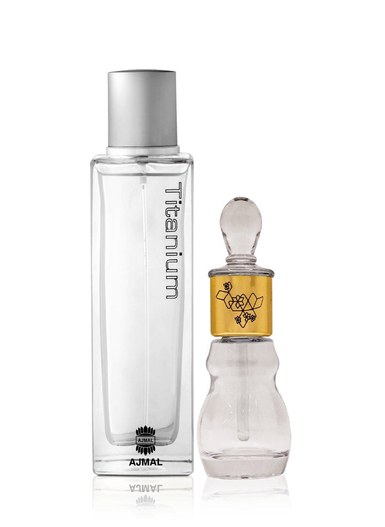 Titanium & Musk Silk Oil 12 GM - Elegant Fragrance Combination