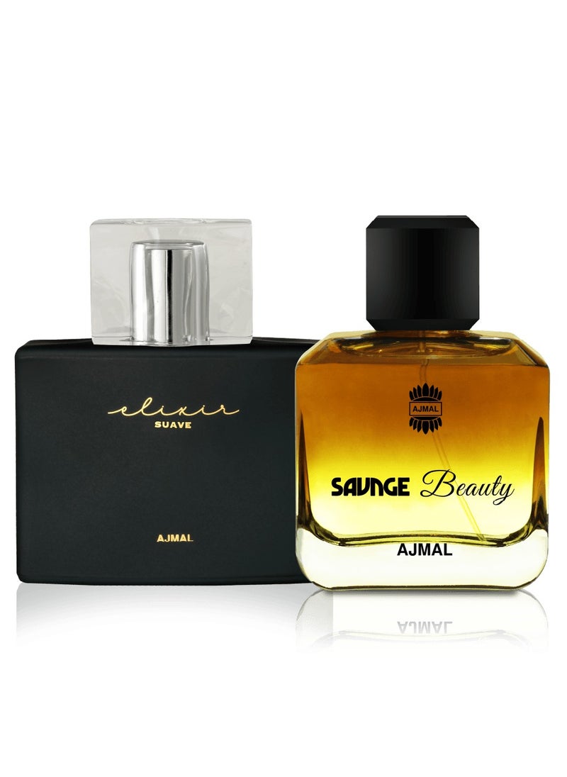 Elixir Suave EDP 100ml & Savage Beauty - Luxurious Scent Duo