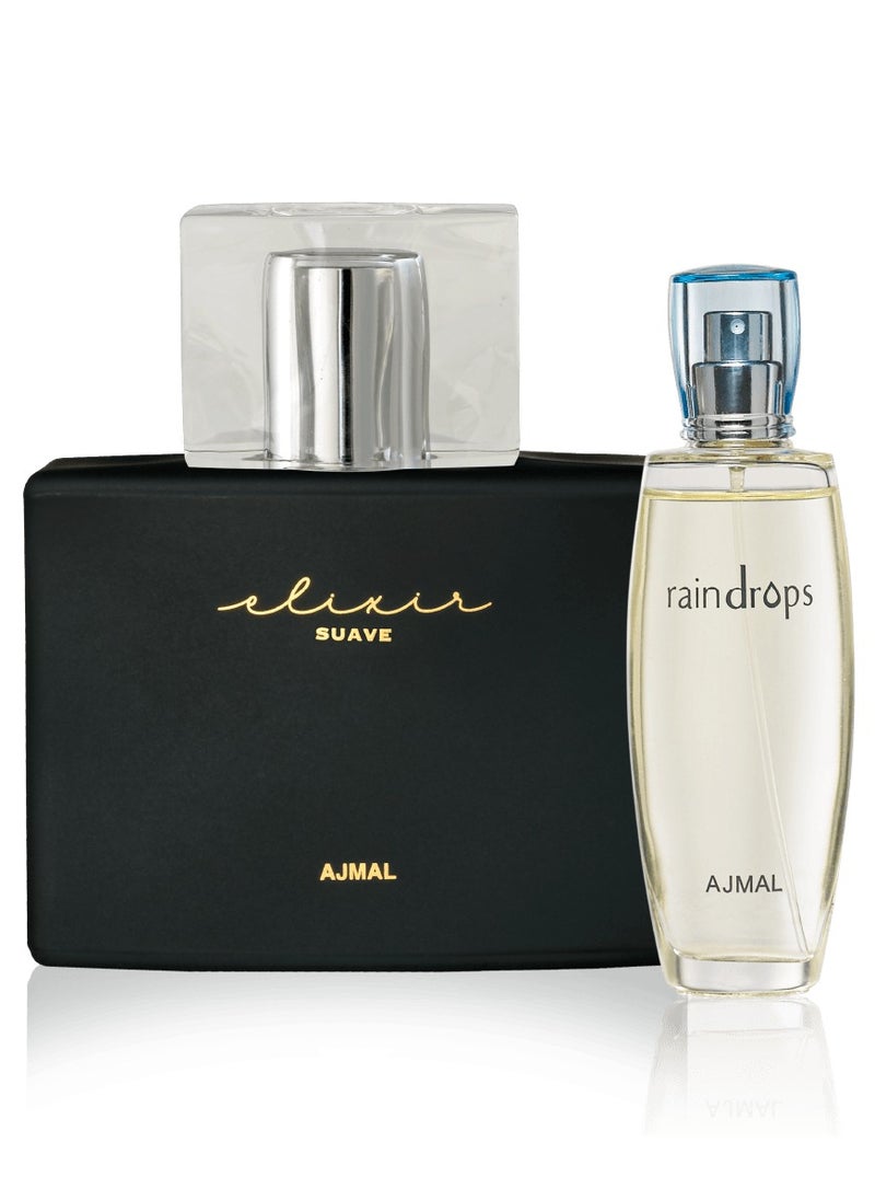 Elixir Suave EDP 100ml & Raindrops - Premium Fragrance Blend