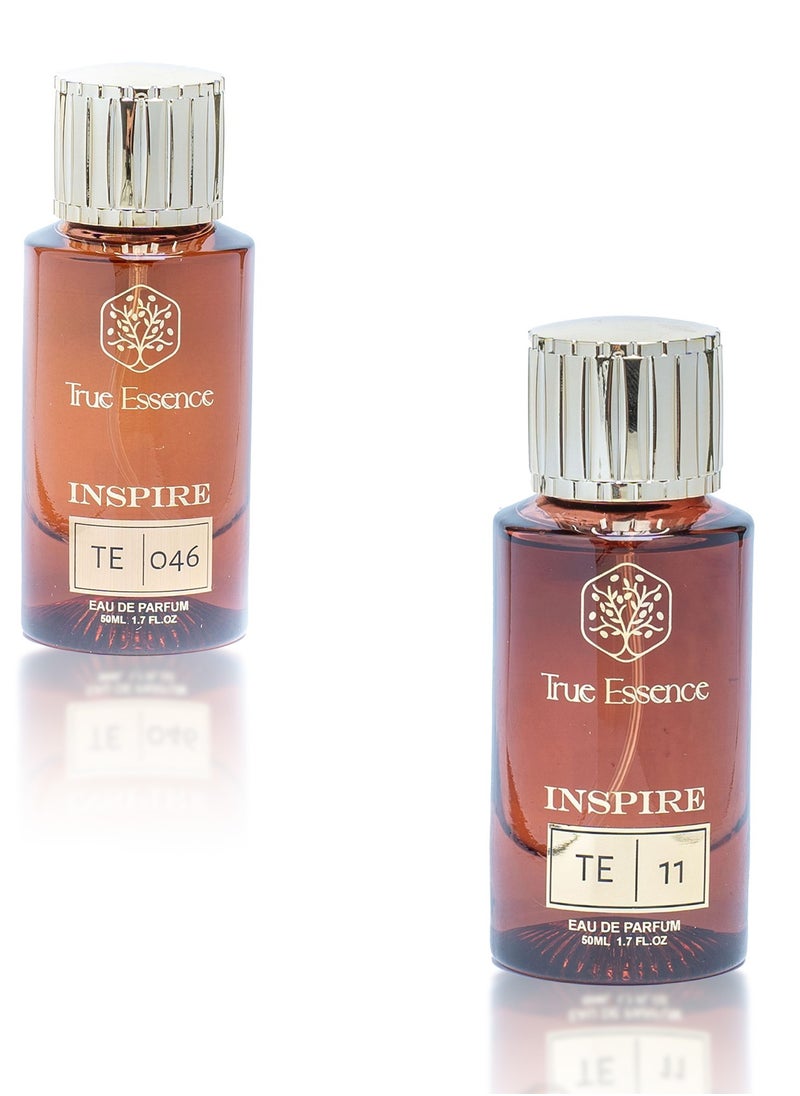 True Essence Inspire Collection TE 11 And TE 46 Eau De Parfum 50 ml For Unisex 1.7 FL.OZ