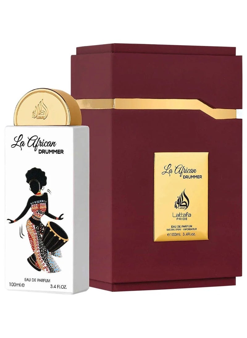 Lattafa Ladies Pride La African Drummer EDP 3.4 oz Fragrances