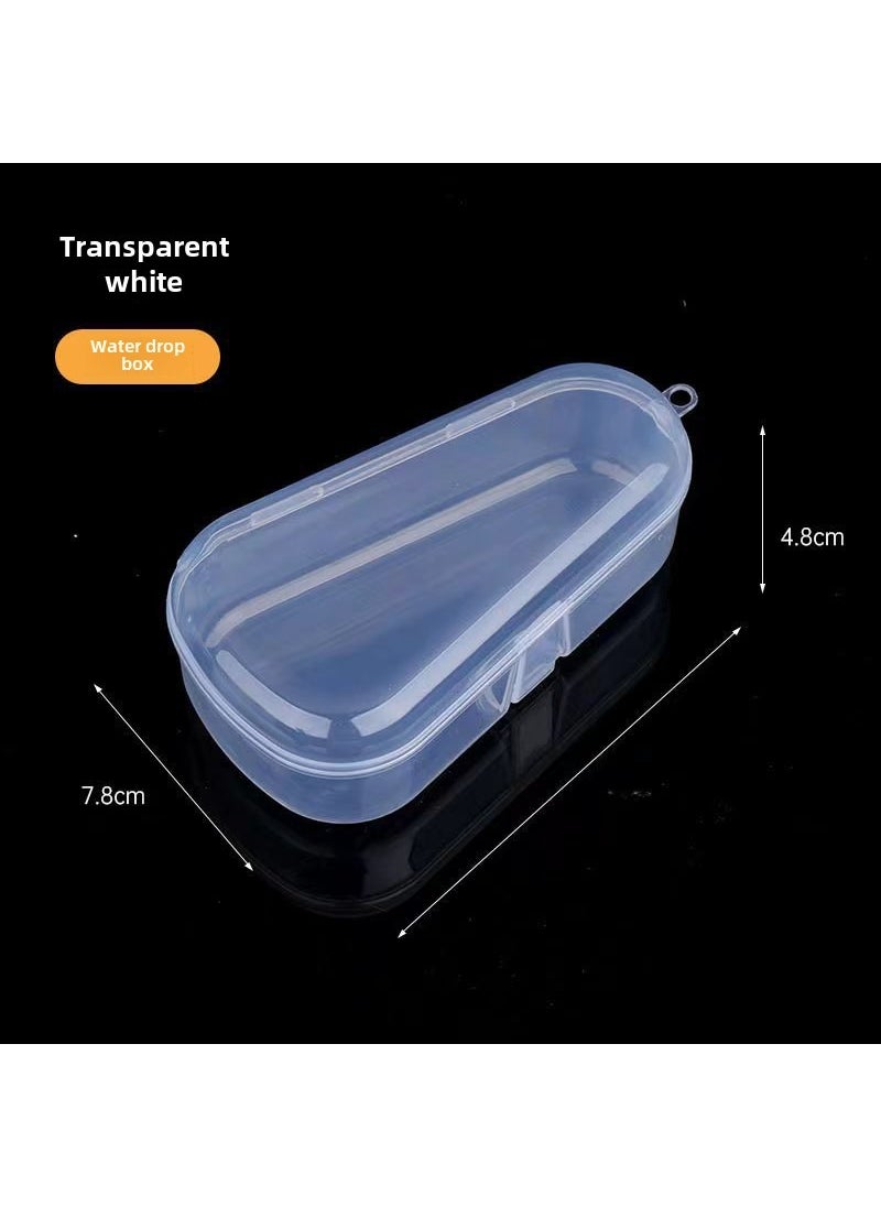 Silicone Rabbit Teether for Babies Single transparent drop box storage box