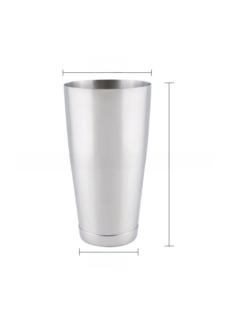 750ml Stainless Steel Cocktail Shaker Boston Mixer Boston Cup