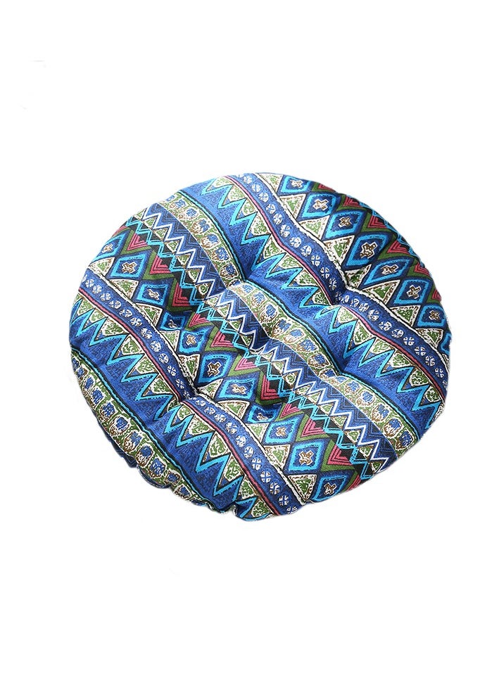 Comfortable Home Office Cotton Linen Breathable Round Chair Cushion